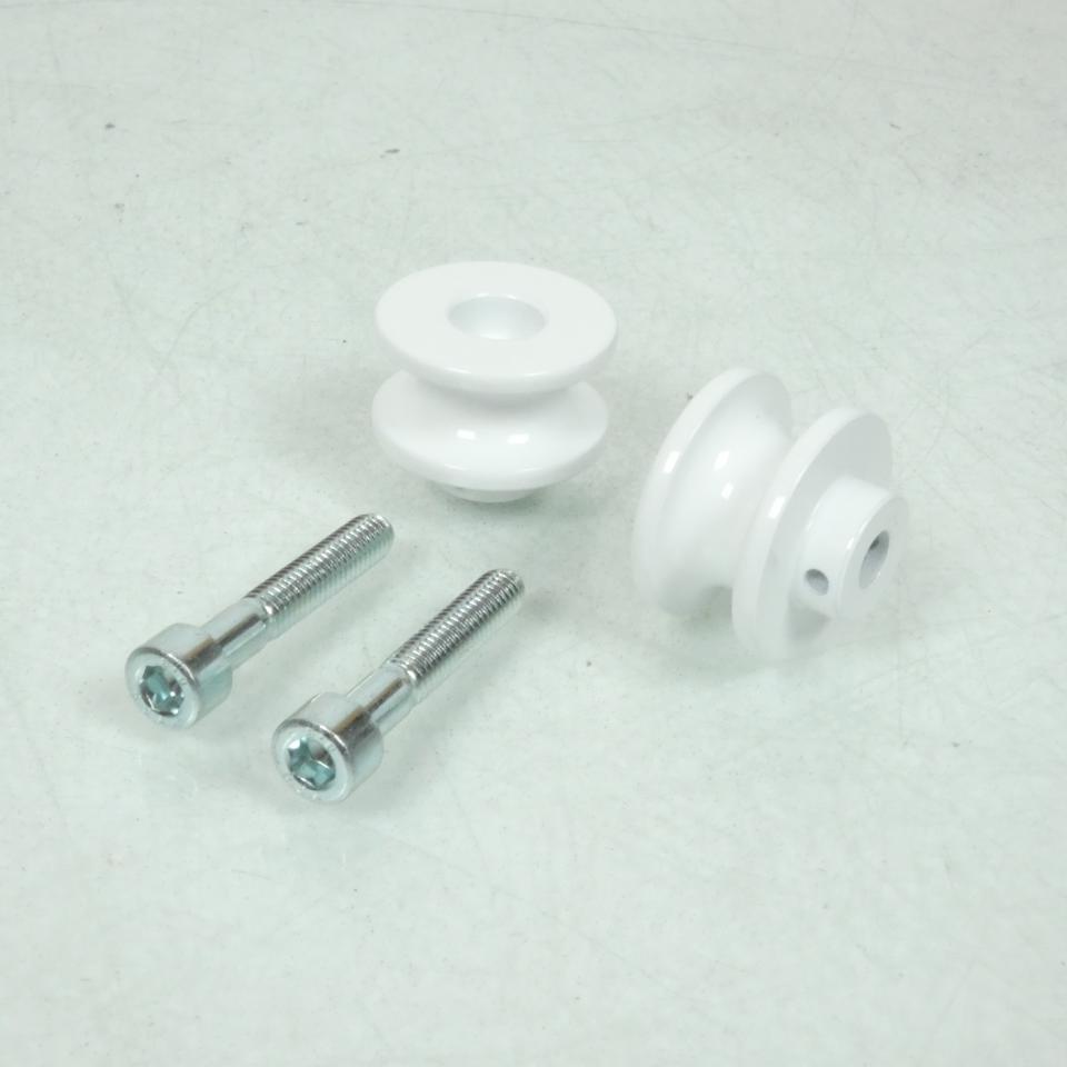 Paire diabolo de levage Ø6mm Blanc anodisé pour moto motocycle 04020608 Neuf