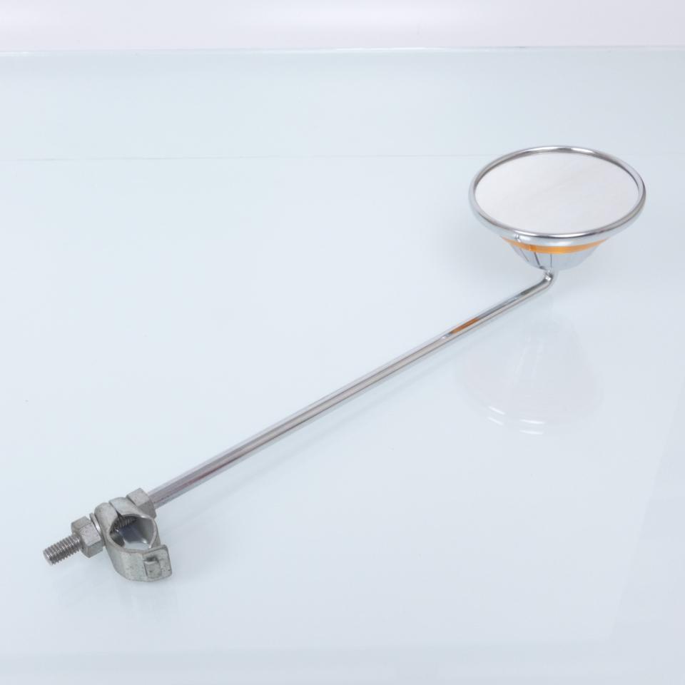 Rétroviseur réversible métal chromé rond Ø92mm pour moto cyclomoteur mobylette Neuf