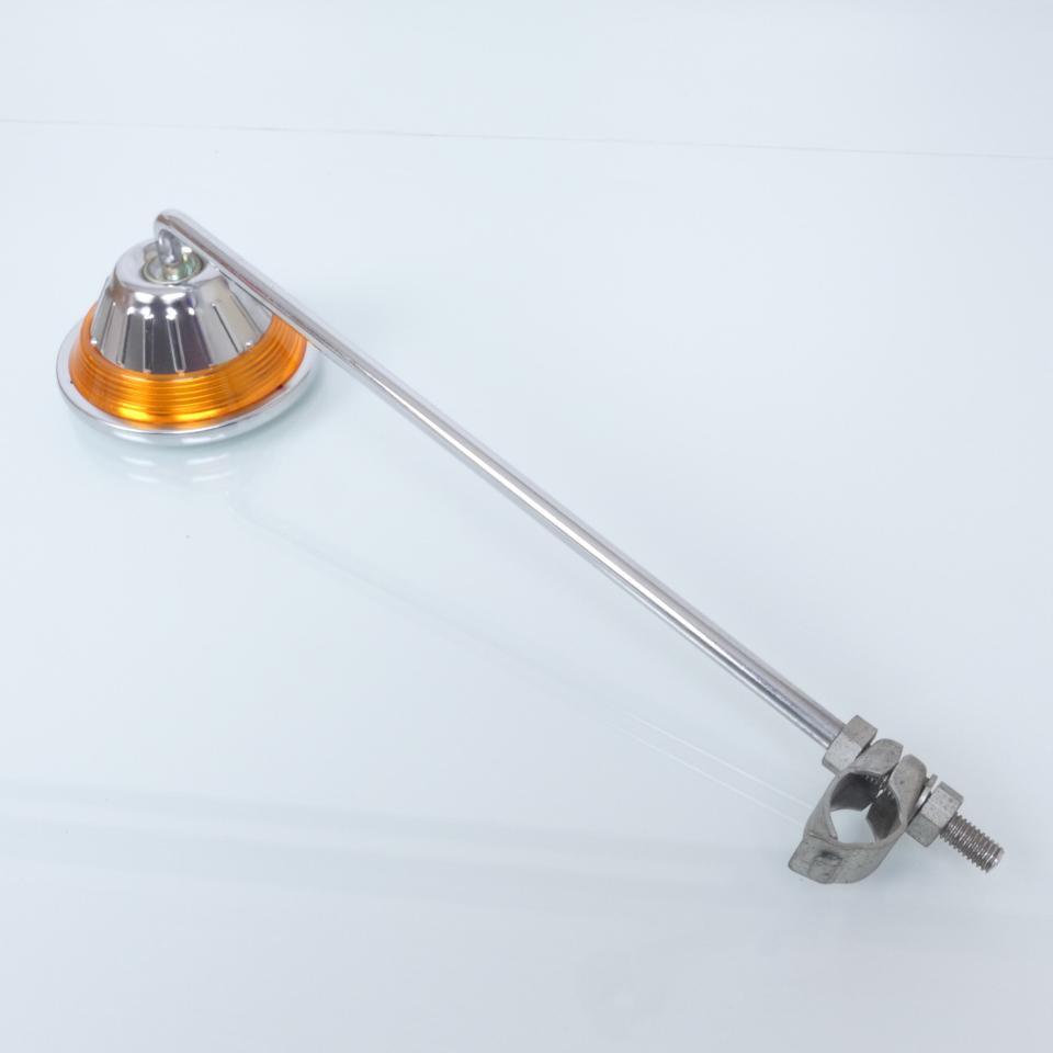 Rétroviseur réversible métal chromé rond Ø92mm pour moto cyclomoteur mobylette Neuf