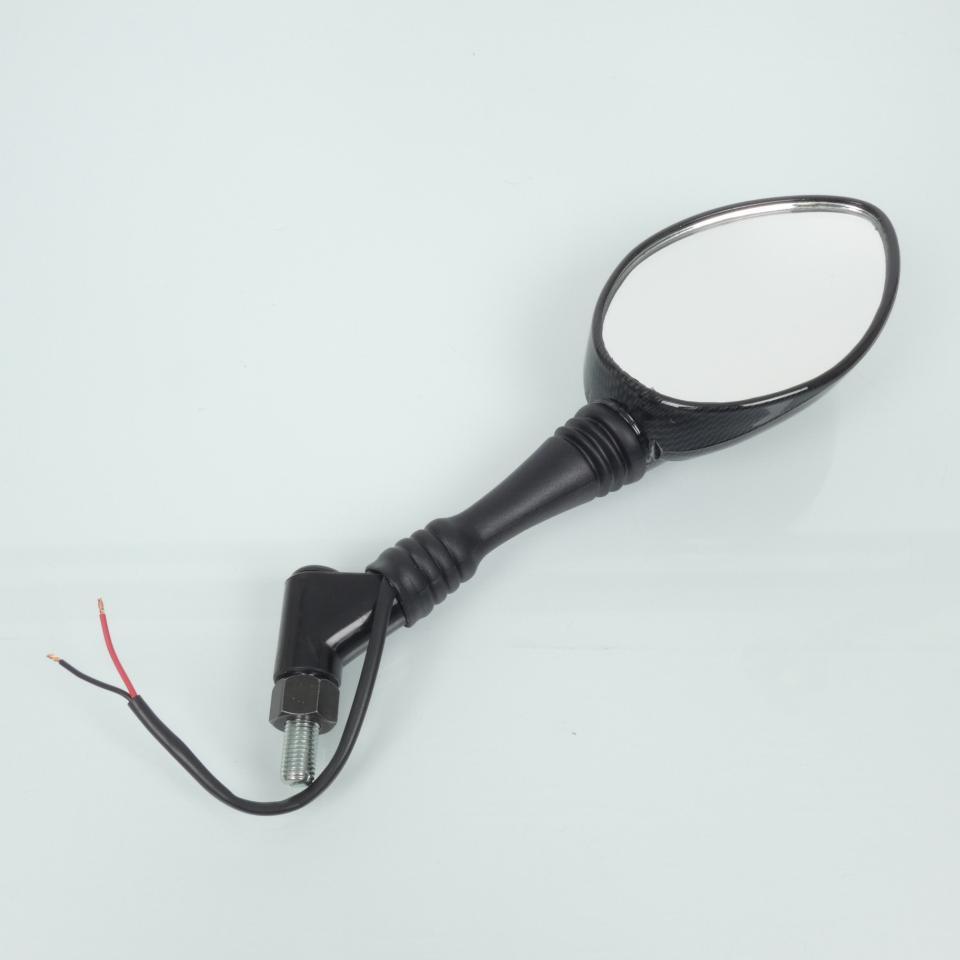 Rétroviseur réversible Mad Araknoid carbone avec clignotant pour moto M10 P1.25 std