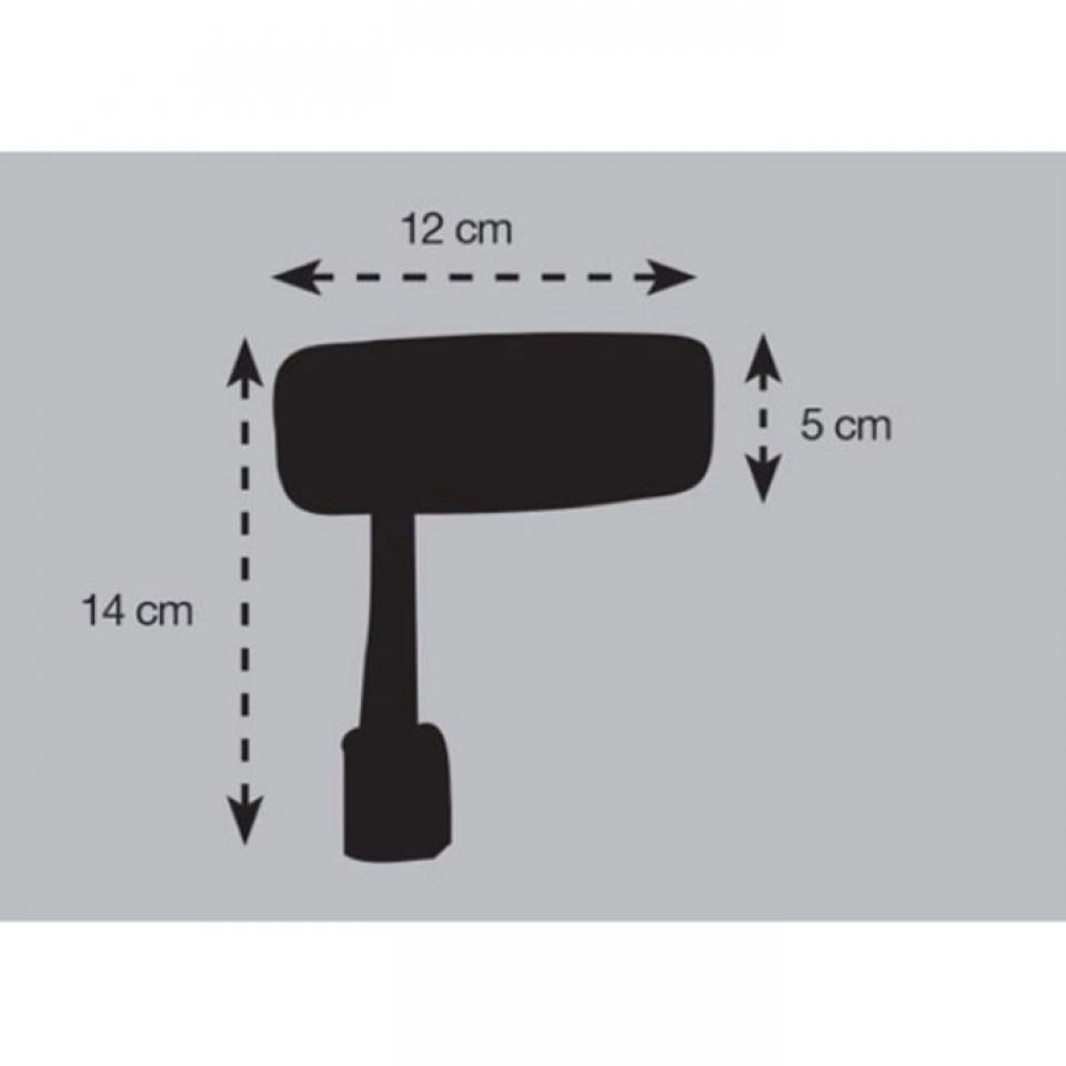 Rétroviseur réversible Chaft pour moto Triumph IN219 / SOFTY HANDLE / Noir Neuf