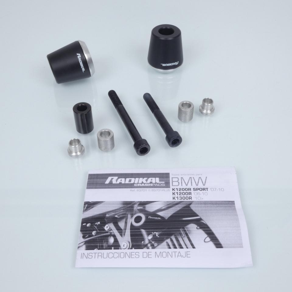 Tampon pare carter Radikal pour moto BMW 1300 K R Après 2010 EQ701PLUS Neuf