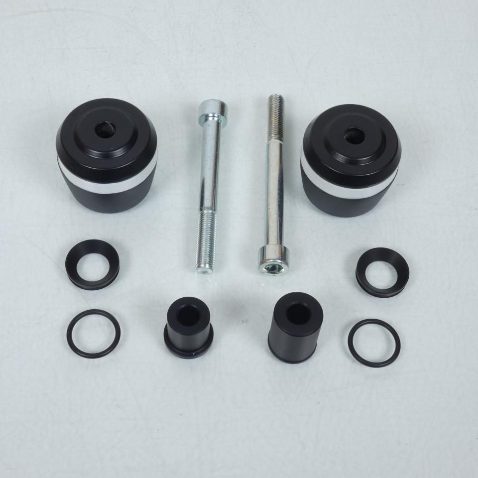 Paire Tampon pare carter Lightech pour moto Suzuki 1000 GSX-S STESU212 noir