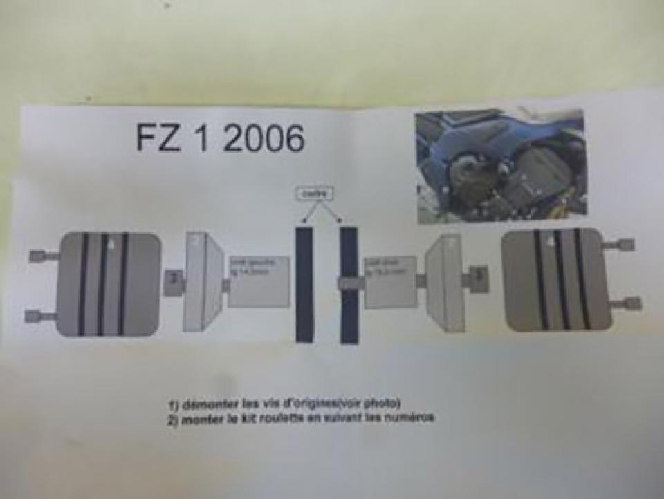 Tampon pare carter pour Moto Yamaha 1000 FZ1 Après 2006 Neuf