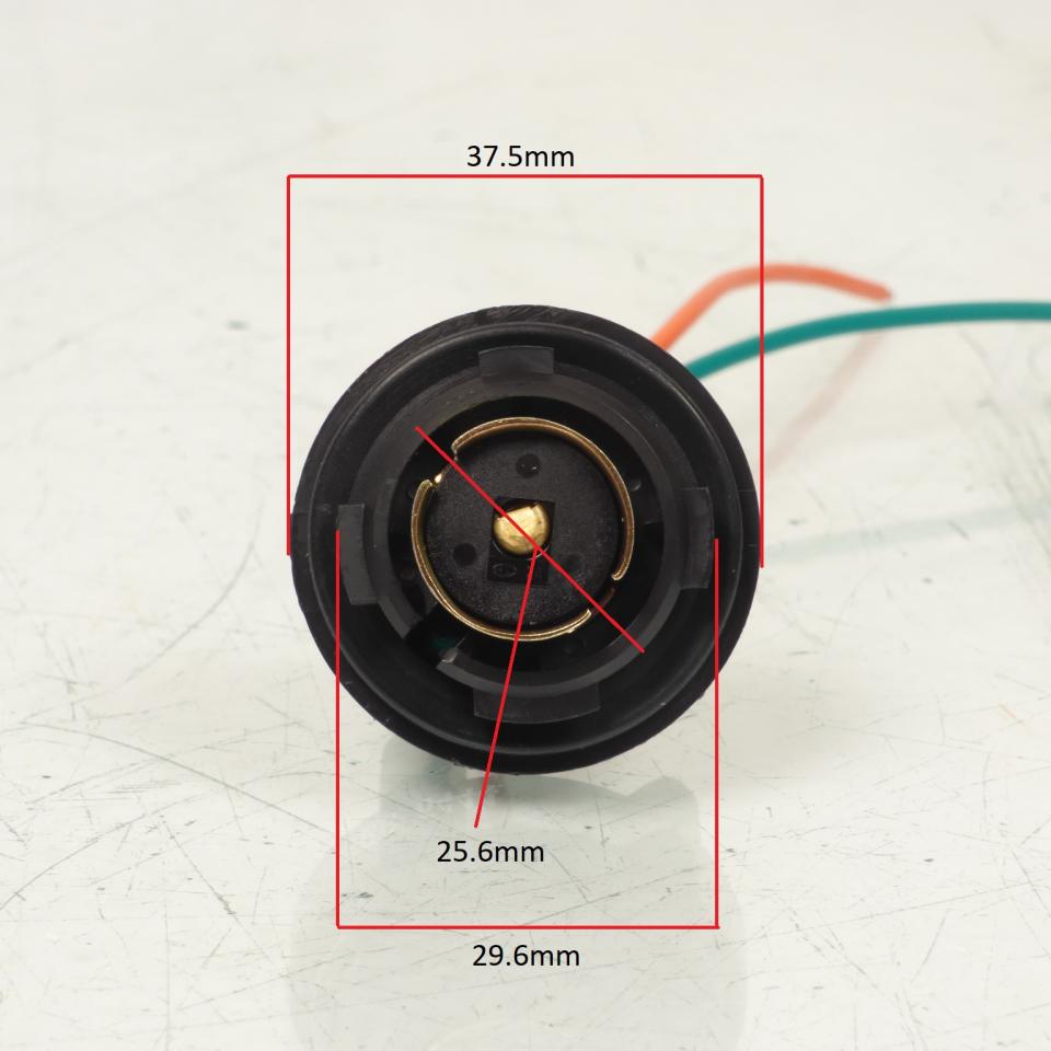 Douille fiche support porte ampoule 12V BA15s Flosser neuf pour moto scooter