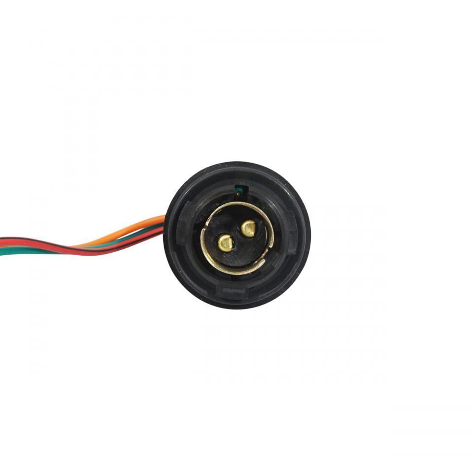Douille fiche support porte ampoule 12V BAY15d Flosser pour moto scooter auto