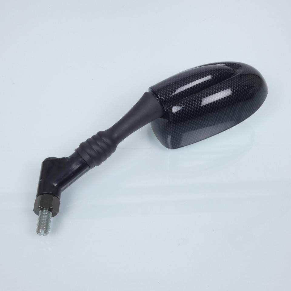 Rétroviseur gauche Mad Aircraft carbone pour moto scooter M10 Pas 1.25 std Neuf