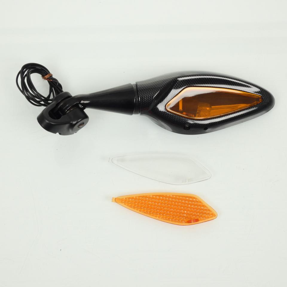 Rétroviseur gauche de carénage tête fourche Far avec clignotant pour moto Neuf