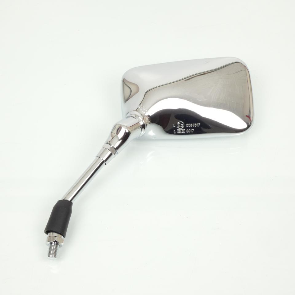 Rétroviseur gauche chromé Far pour moto scooter M10 Pas 1.25 std / 0819SX Neuf