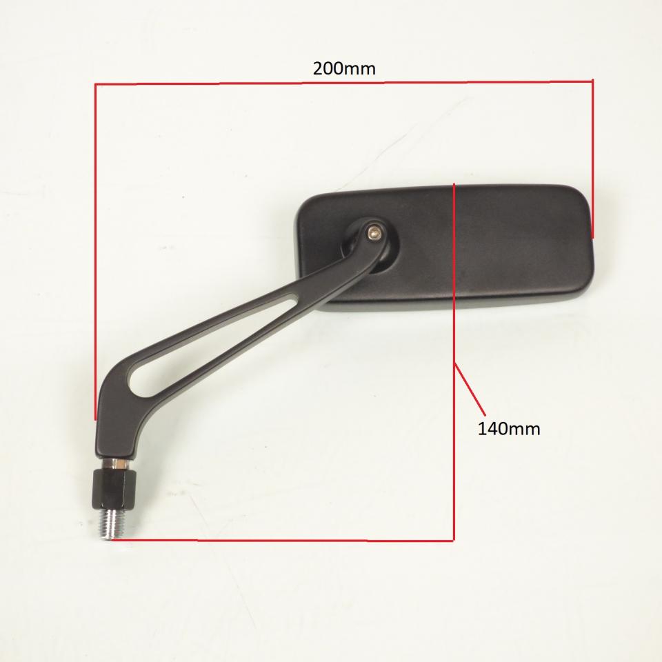 Rétroviseur gauche noir M10x1.25 standard Chaft pour moto scooter quad Neuf
