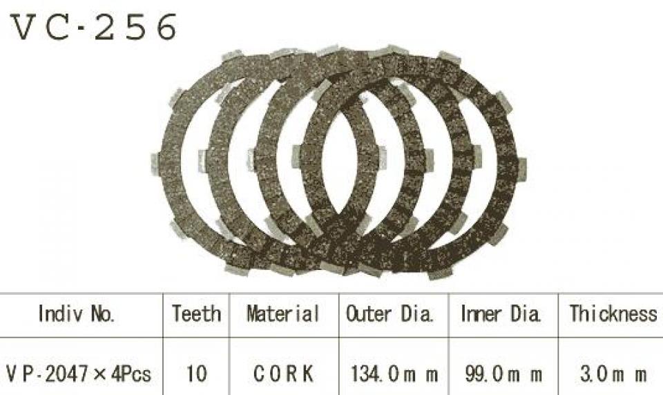 Disque d embrayage Sifam pour Moto Yamaha 125 XT 1982 à 1993 Neuf