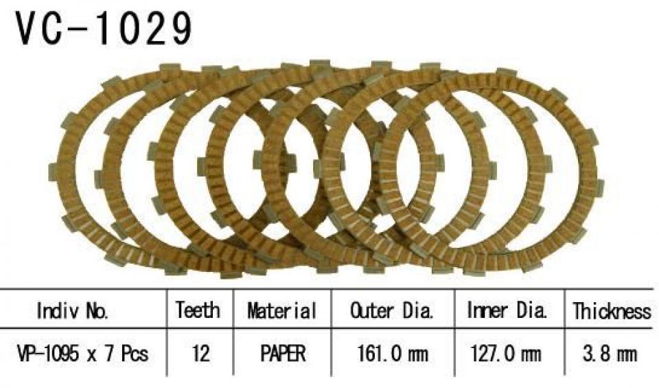 Disque d embrayage Kyoto pour Moto Honda 1100 Cb Sfy X-11 2000 à 2003 Neuf