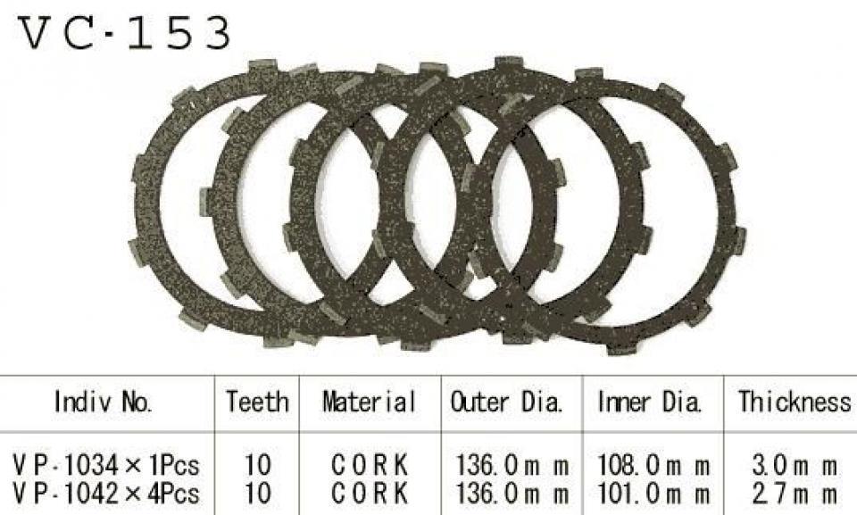 Disque d embrayage pour Honda Cb Rs Ab 4Vis