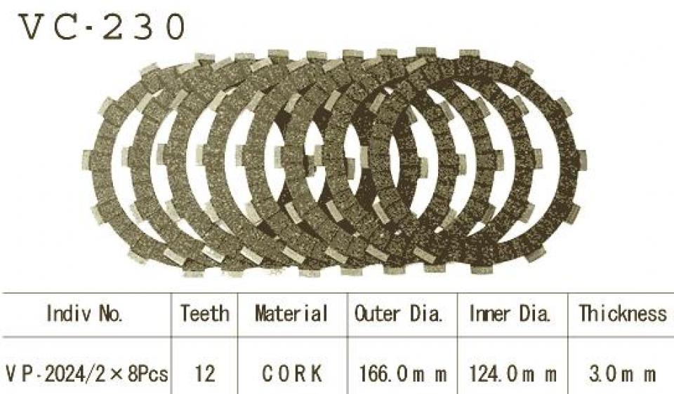 Disque d embrayage Kyoto pour Moto Suzuki 1000 GS E 1980 Neuf