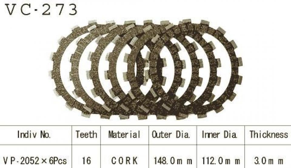 Disque d embrayage pour Yamaha YZ