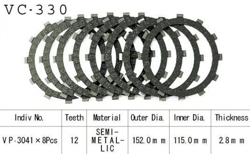 Disque d embrayage pour Suzuki GS G