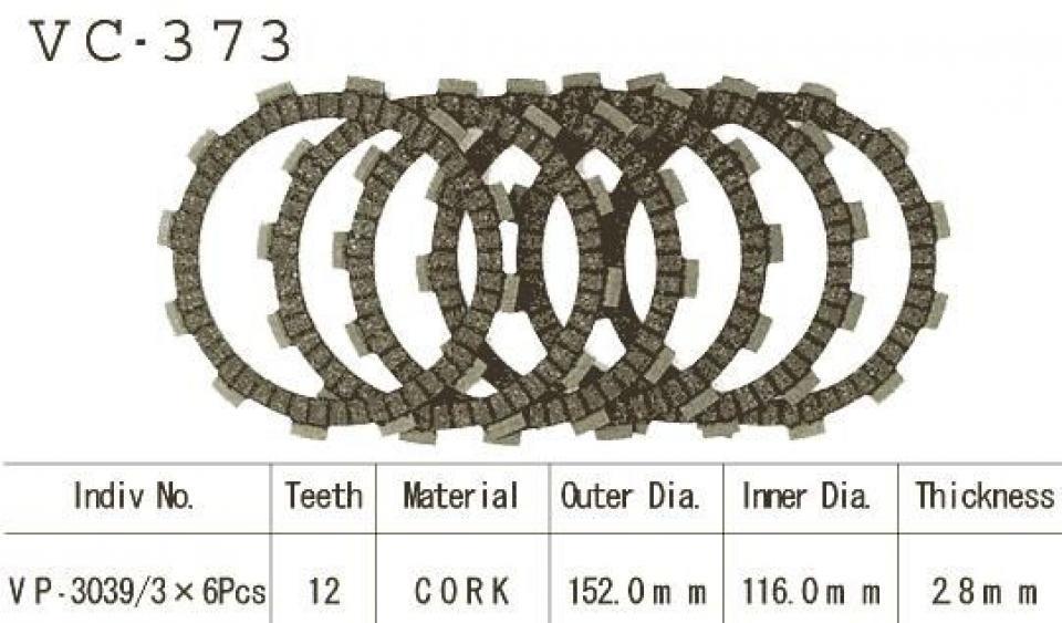 Disque d embrayage pour Suzuki RM