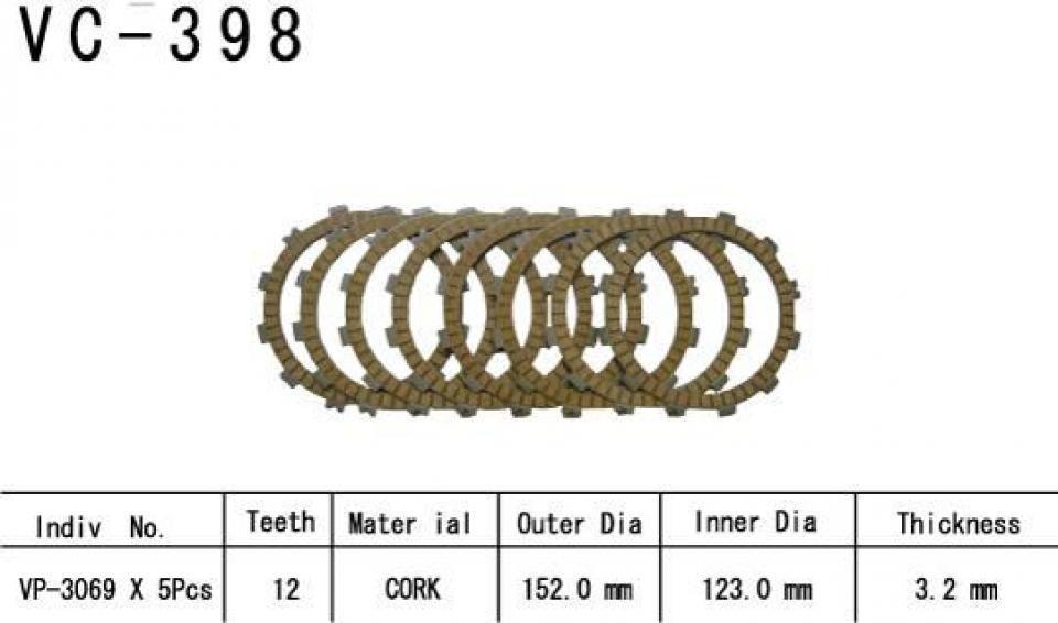 Disque d embrayage pour Suzuki Lt-R Quadracer