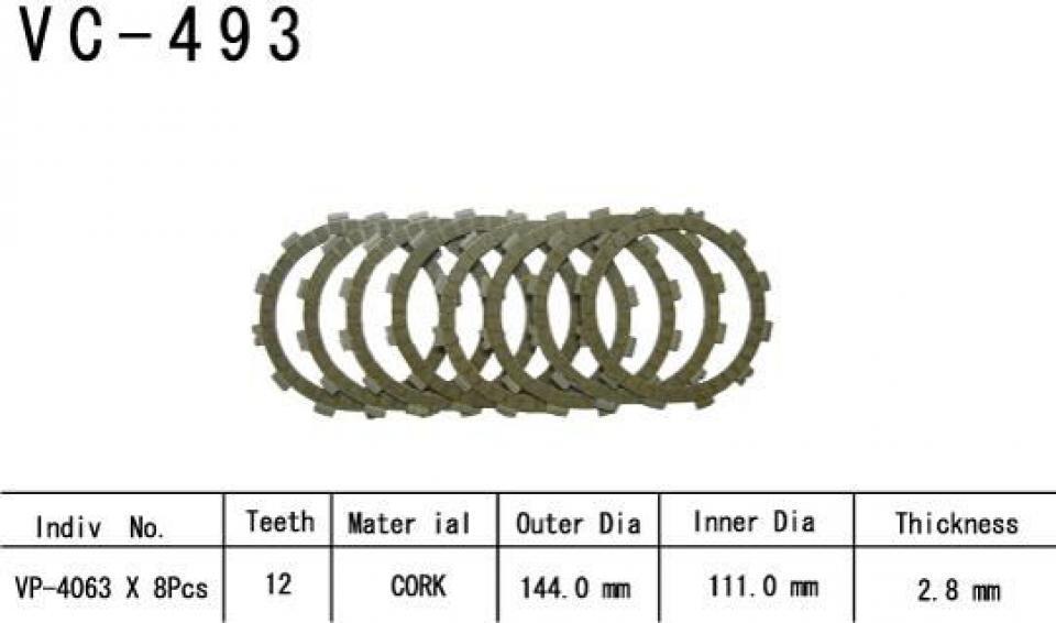 Disque d embrayage pour Kawasaki Kx-F 4T Fi