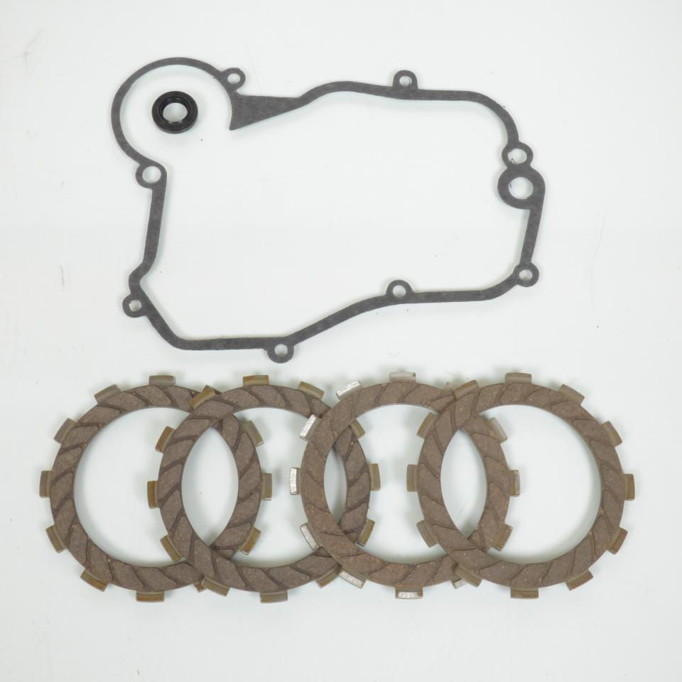 Kit disque embrayage garnis joint Teknix pour moto Derbi 50 Senda Euro2 1996 à 2005 Neuf