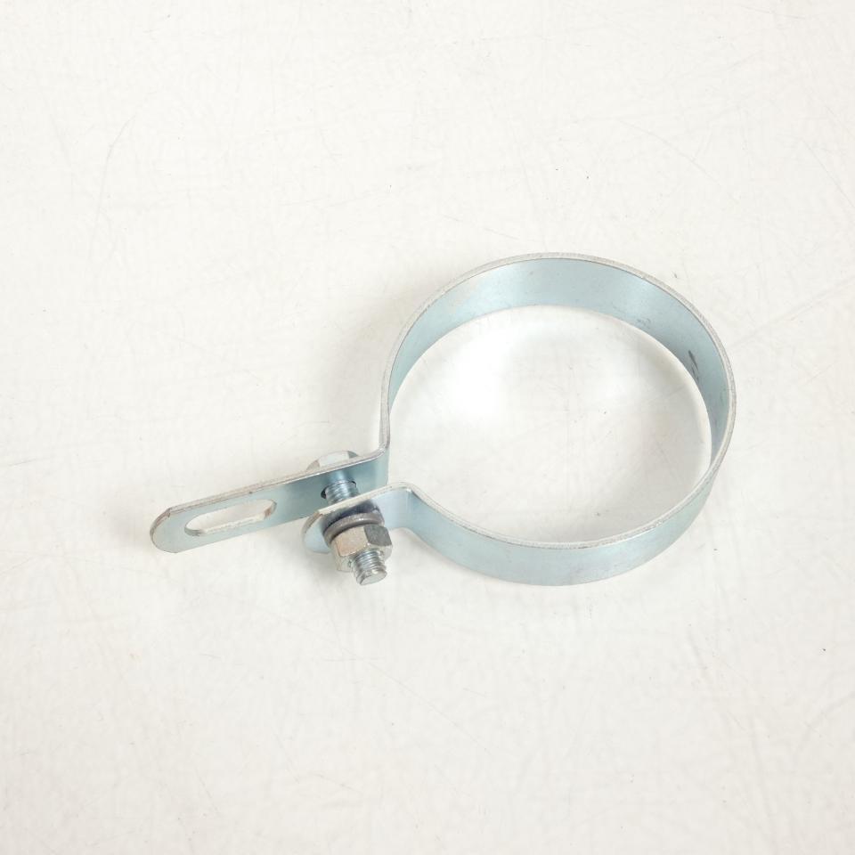 Collier support pot échappement pour deux roues Ø57mm Ø8.5 H16mm Gris Neuf