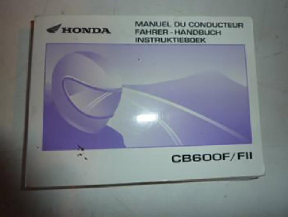 Manuel du propriétaire utilisateur origine pour moto Honda 600 CB 37MBZB10 Occasion