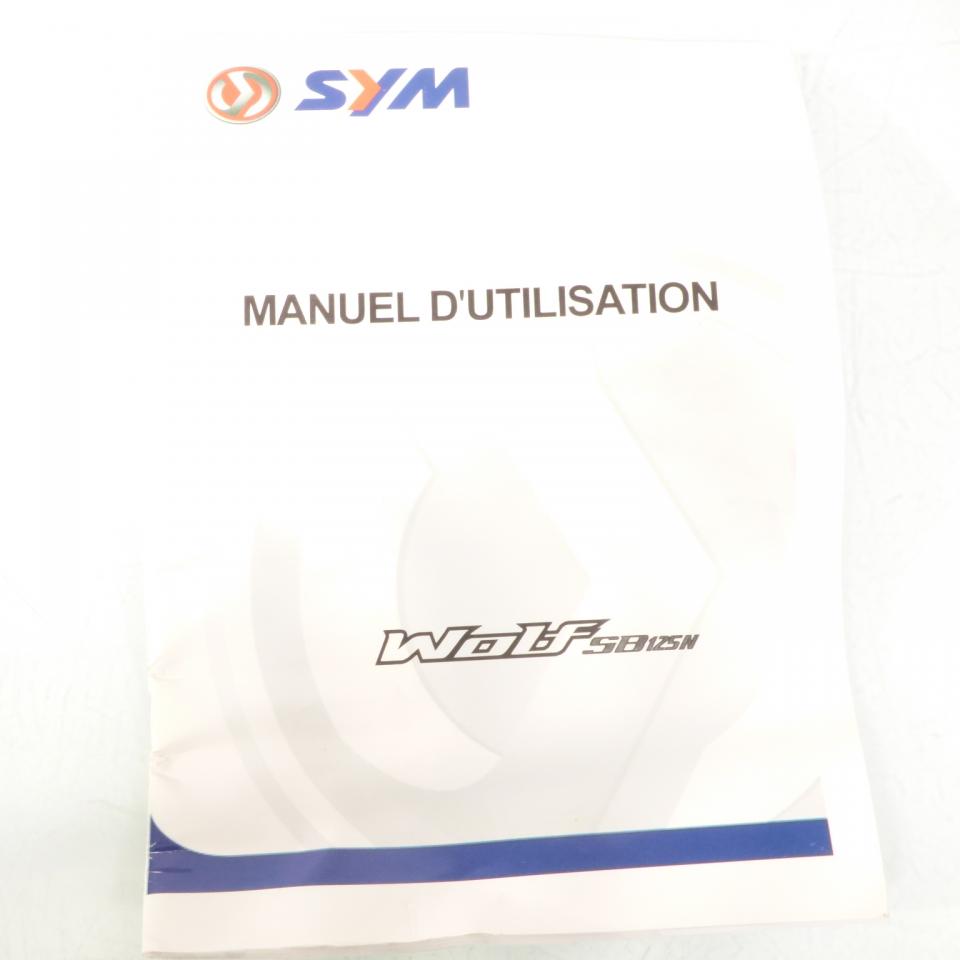 Manuel du propriétaire utilisateur pour Sym Wolf