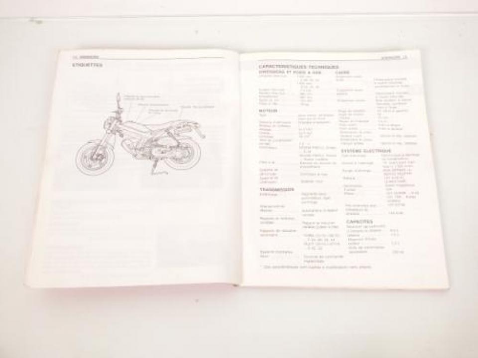 Manuel du propriétaire utilisateur origine pour moto Suzuki 50 TR S 99500-10460-01F Occasion