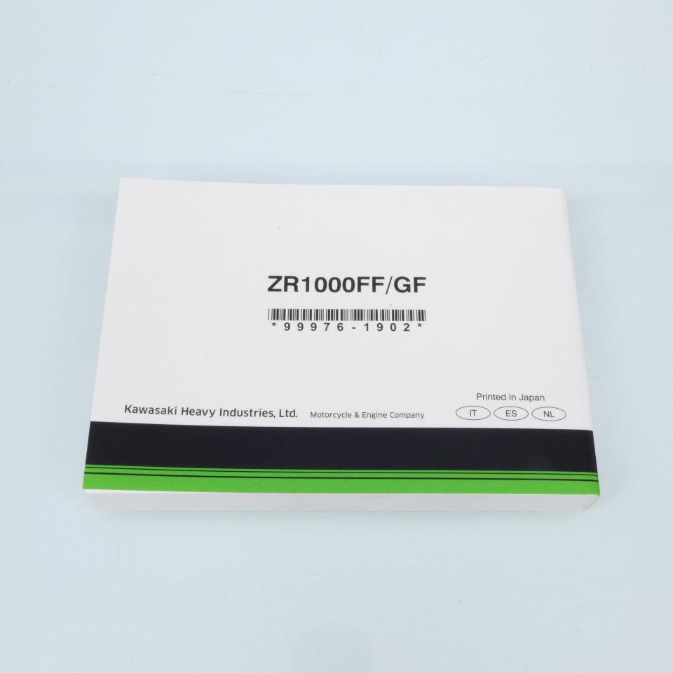 Manuel du propriétaire utilisateur origine pour moto Kawasaki 1000 Z 2014 Neuf