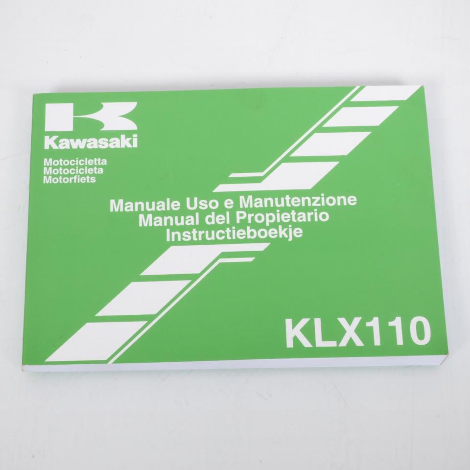 photo piece : Manuel du propriétaire utilisateur->Kawasaki KLX