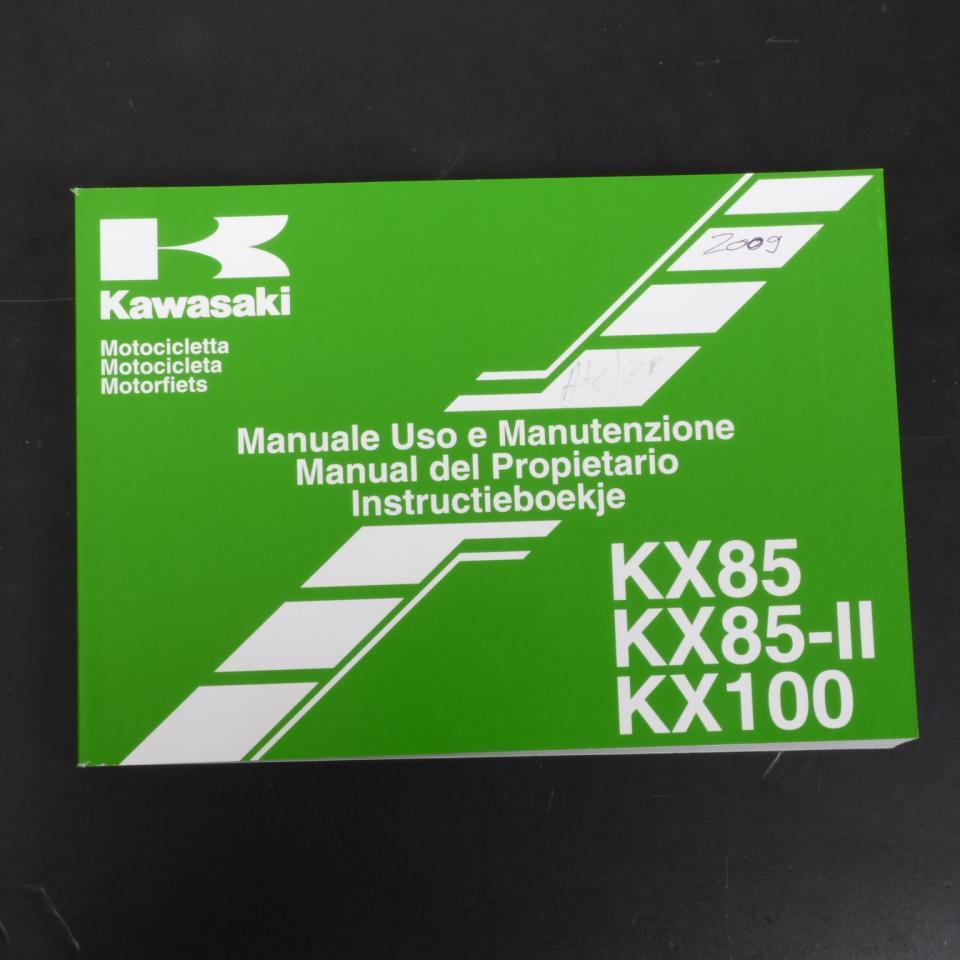photo piece : Manuel du propriétaire utilisateur->Kawasaki KX