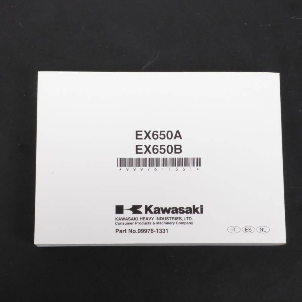Manuel du propriétaire utilisateur origine pour moto Kawasaki 650 ER6F 99976-1331 Occasion