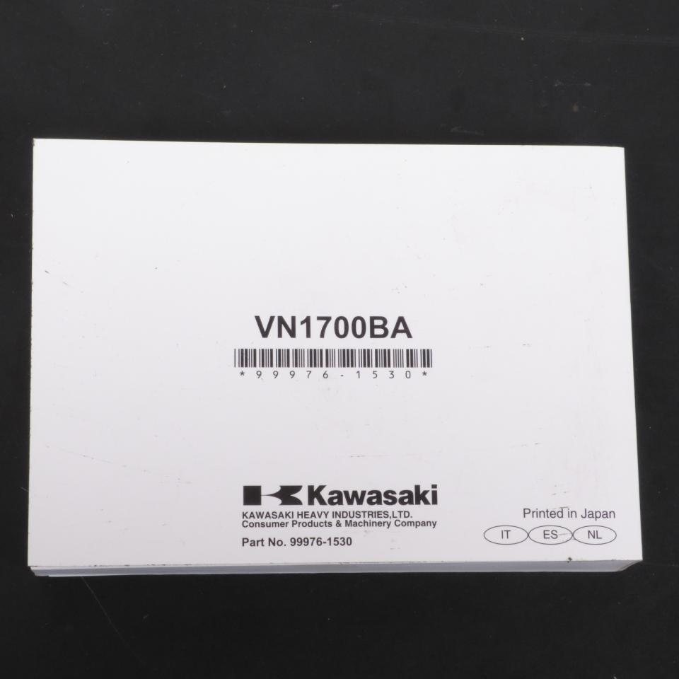 Manuel du propriétaire utilisateur origine pour moto Kawasaki 1700 VN Voyager 99976-1530 Occasion