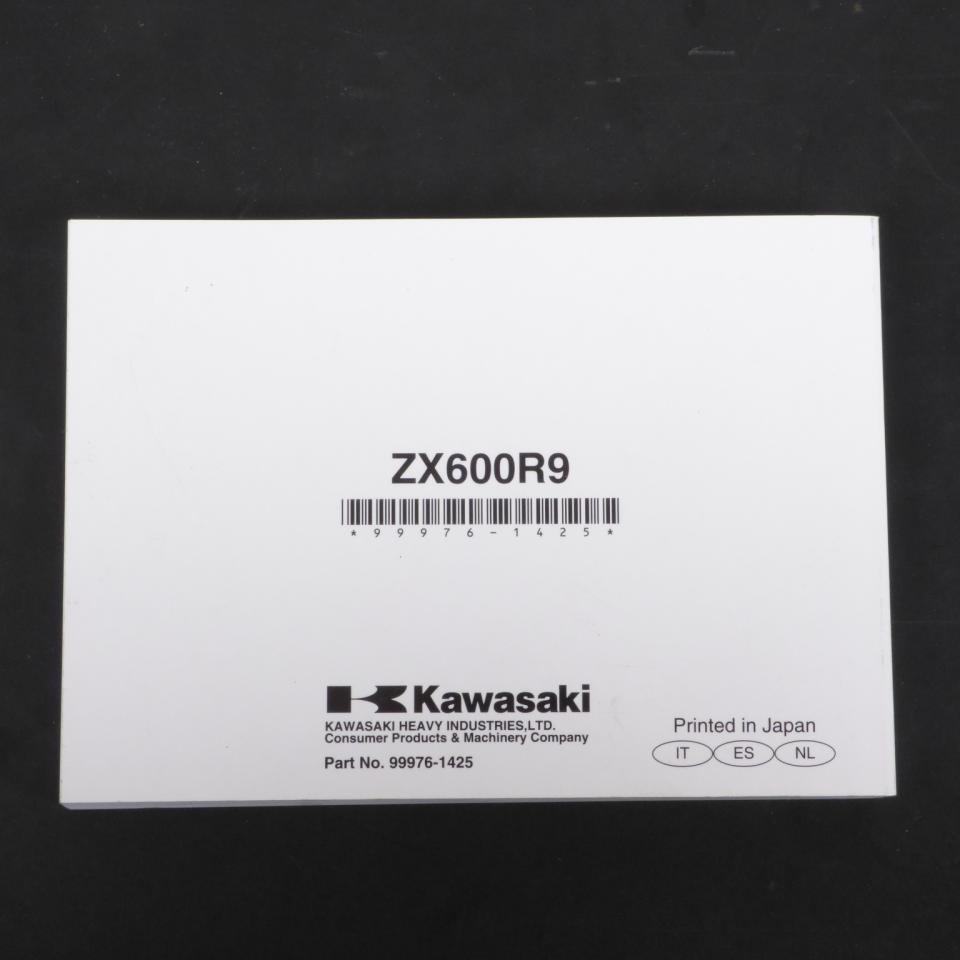 Manuel du propriétaire utilisateur origine pour moto Kawasaki 600 ZX6R 99976-1425 Occasion