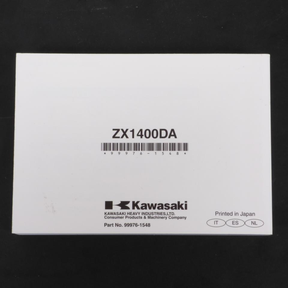 Manuel du propriétaire origine pour moto Kawasaki 1400 Zzr Abs IT ES NL Occasion