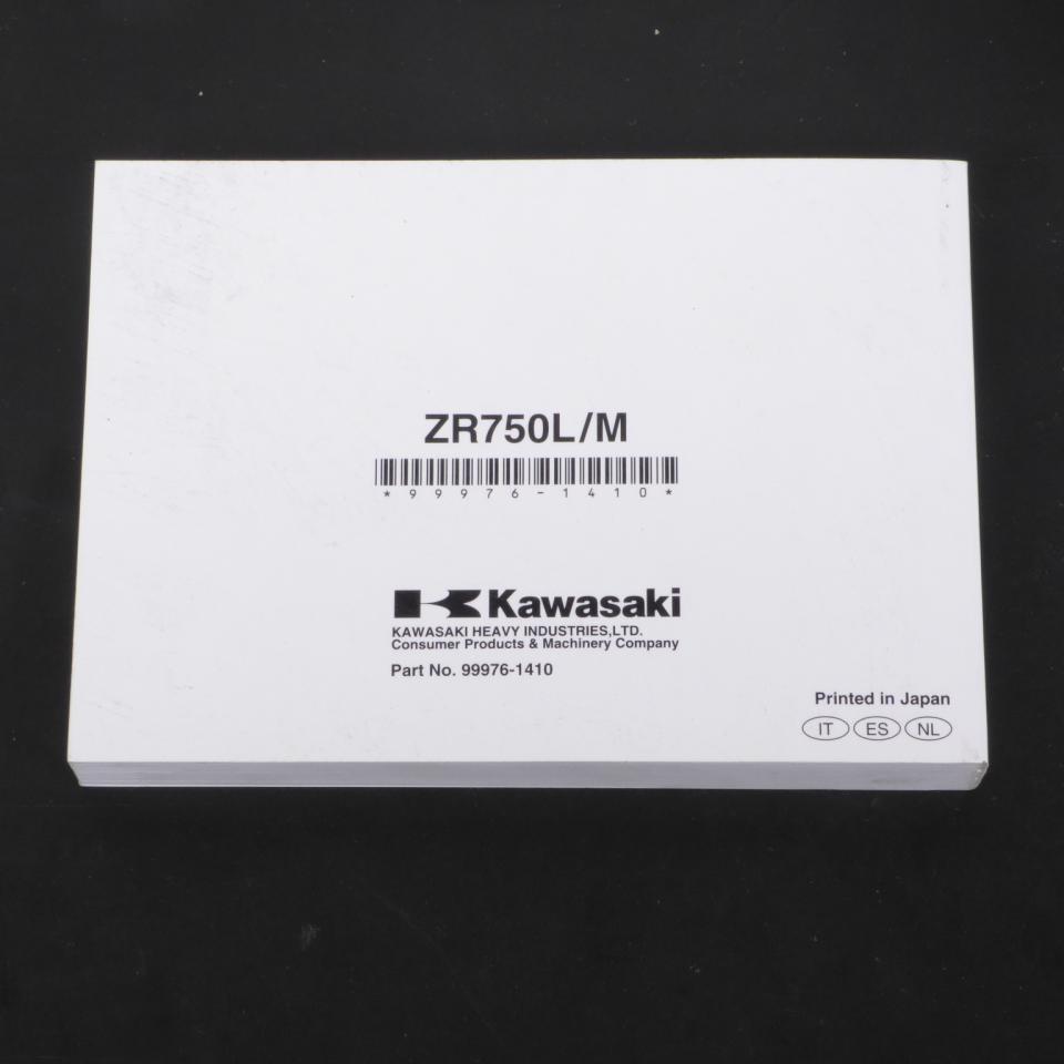 Manuel du propriétaire utilisateur origine pour moto Kawasaki 750 Z 99976-1410 Occasion