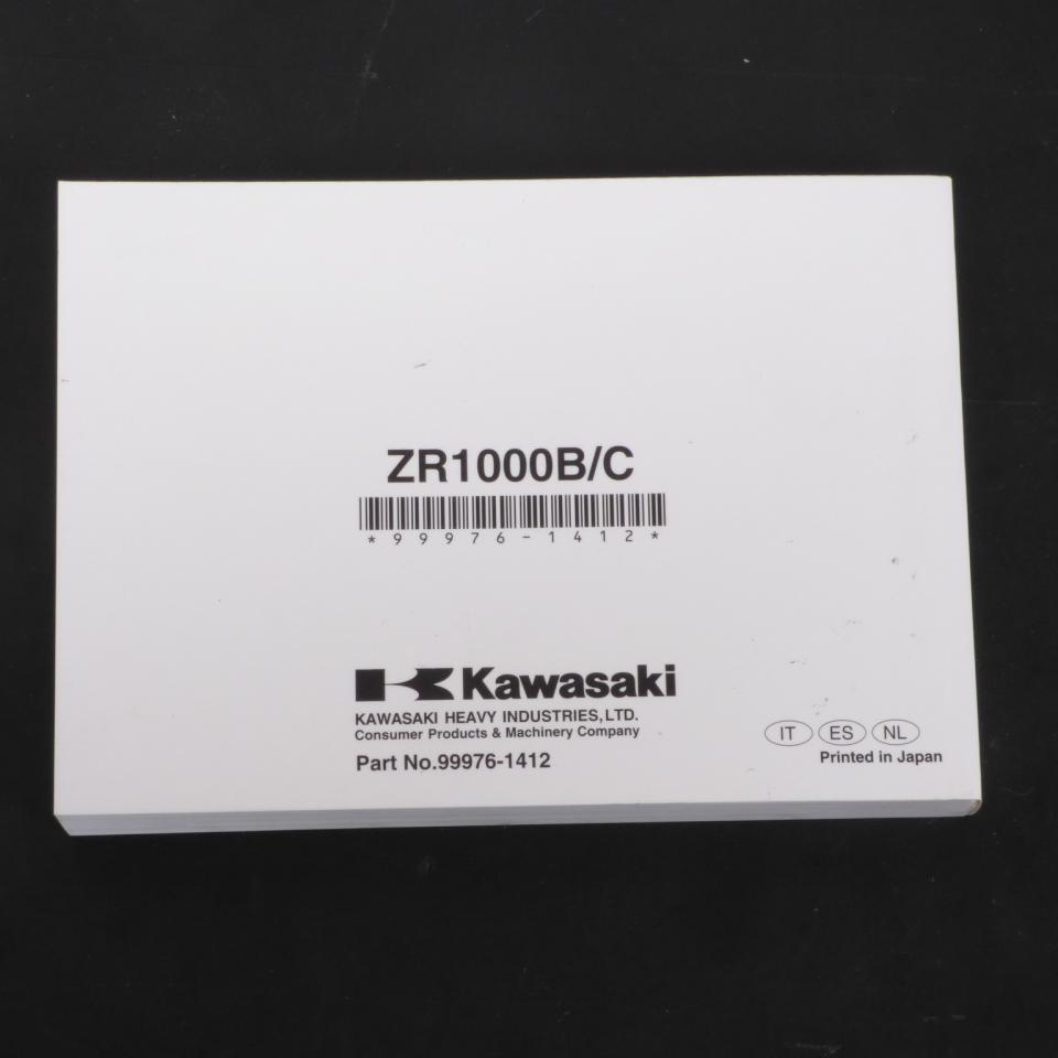 Manuel du propriétaire utilisateur origine pour moto Kawasaki 1000 Z 99976-1412 Occasion