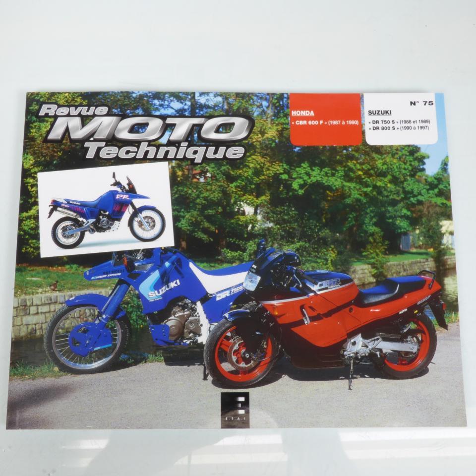 Revue technique atelier E.T.A.I pour moto Suzuki DR 750 S 1988 à 1989 N°75 Neuf
