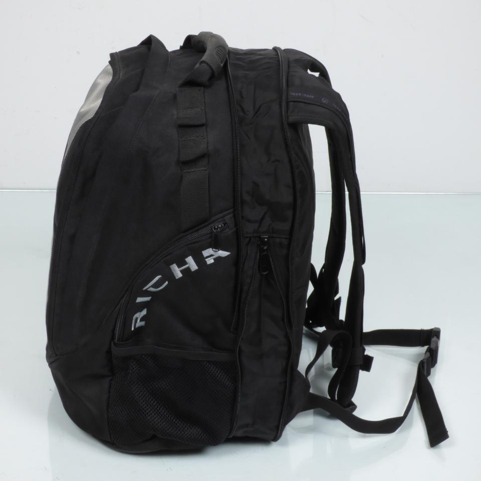 Sac à dos souple pilote pour moto scooter rando marque RICHA textile coloris noir