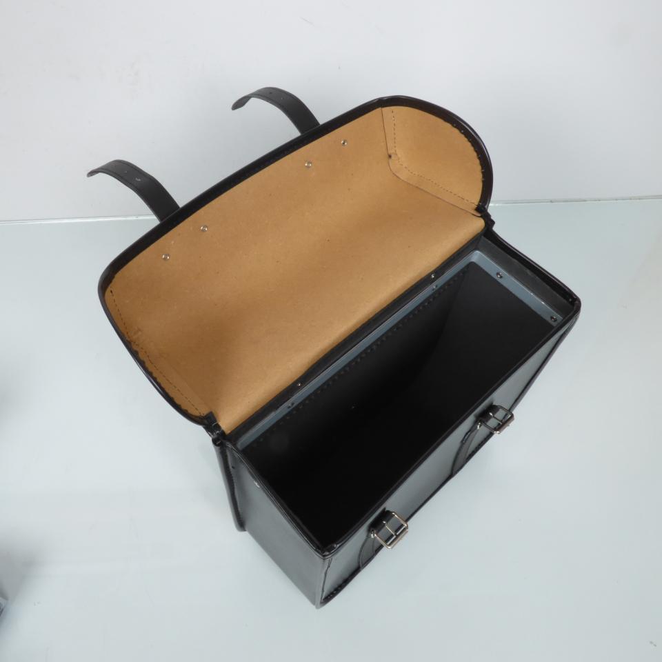 Sacoche de porte bagage rigide SPORT FABRIC R40 vintage pour mobylette cyclomoteur
