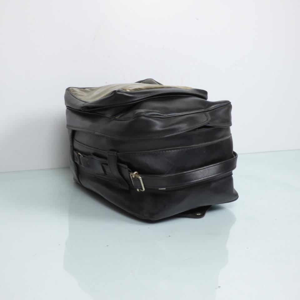 Sacoche de réservoir souple en cuir noir pour moto Occasion