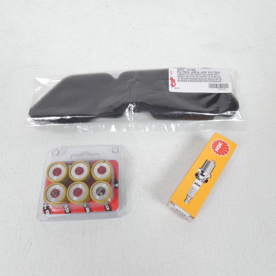 Kit révision entretien Sceed24 pour scooter Piaggio 50 Vespa ET2 Euro 2 2T AC 2002 ZAPC38100 / 12.7047204 Neuf