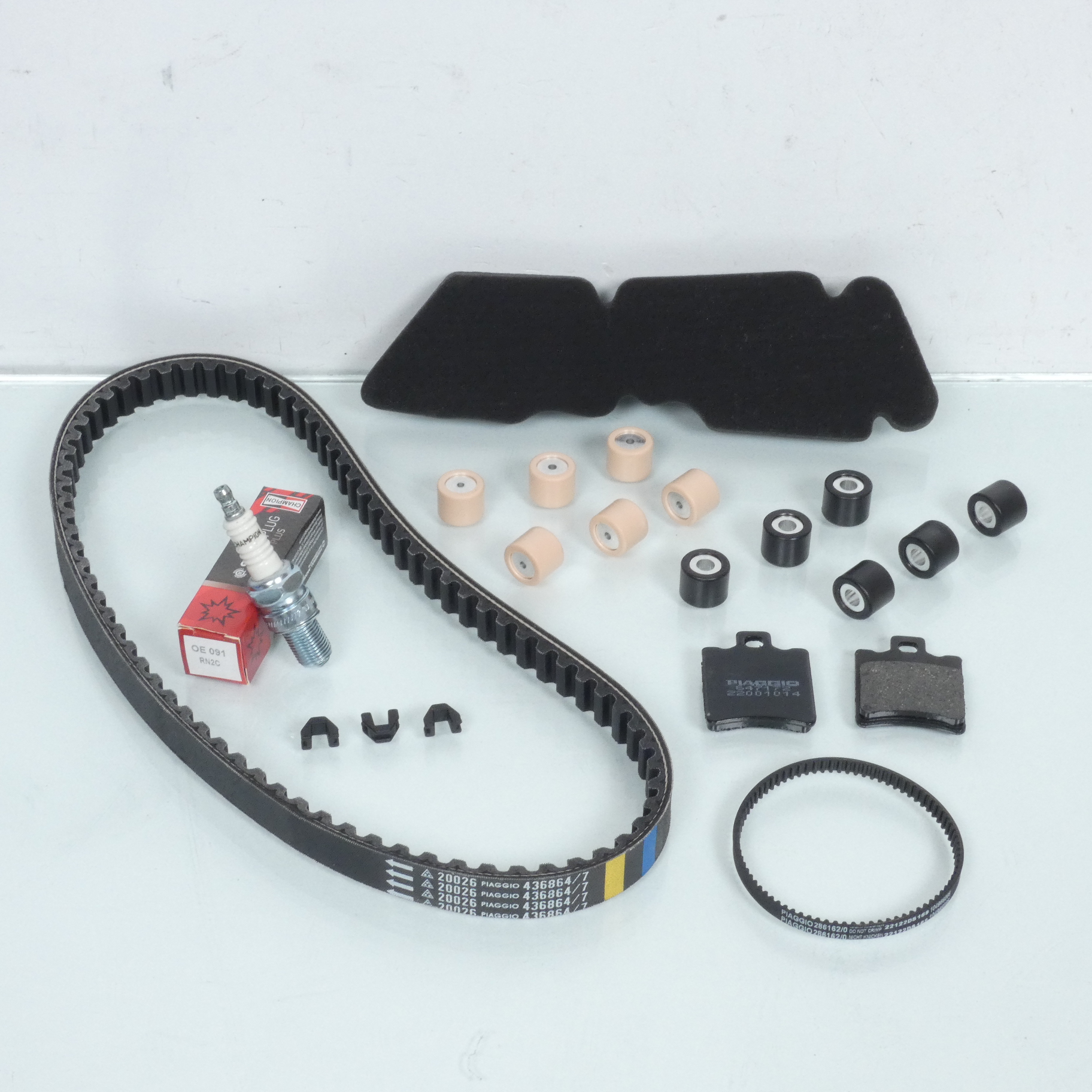 Kit révision entretien origine pour Scooter Piaggio 50 NRG MC3 2001 à 2005 1R000394 Neuf