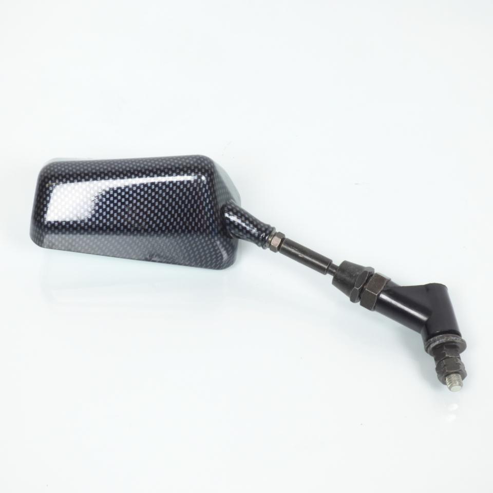 Rétroviseur droit type F1 carbone pour moto scooter cyclo M8 pas 125 inversé Neuf