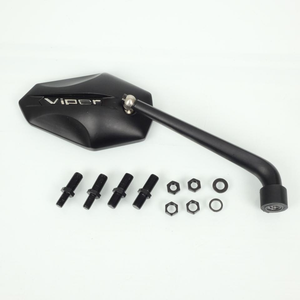 Rétroviseur droit tuning Far Viper aluminium noir pour moto / MIR7204 Neuf