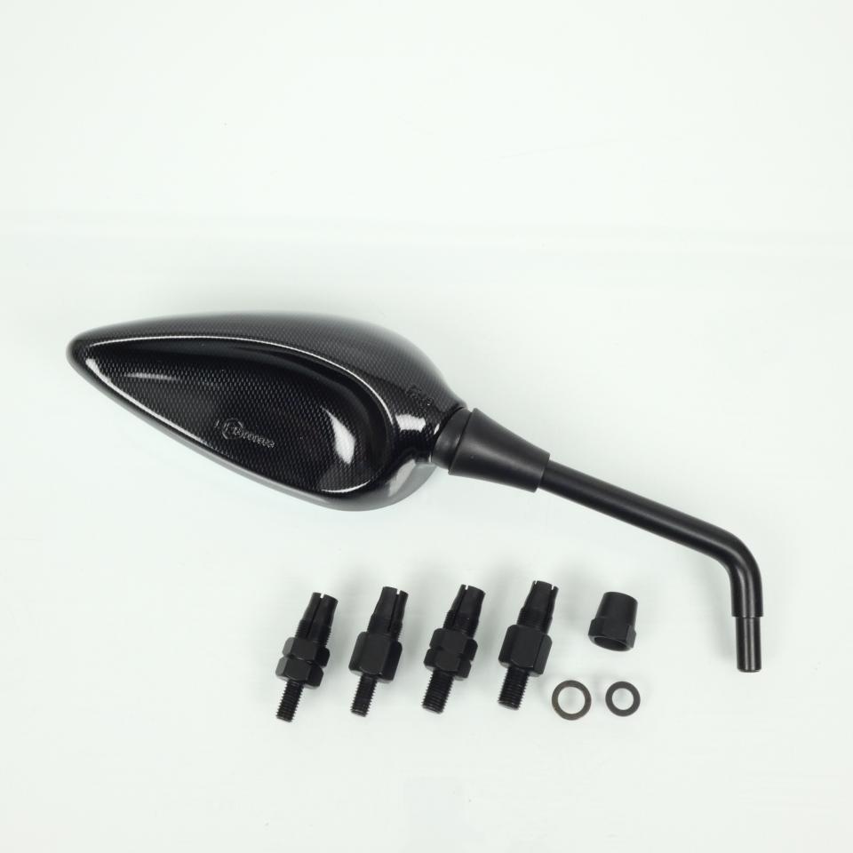 Rétroviseur droit Far tuning look carbone pour moto Neuf