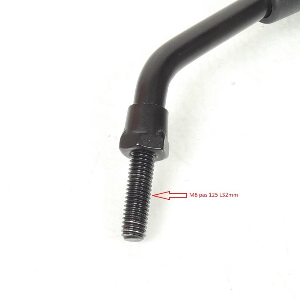 Rétroviseur droit Générique pour moto M8 pas 125 Ø111mm Noir Neuf