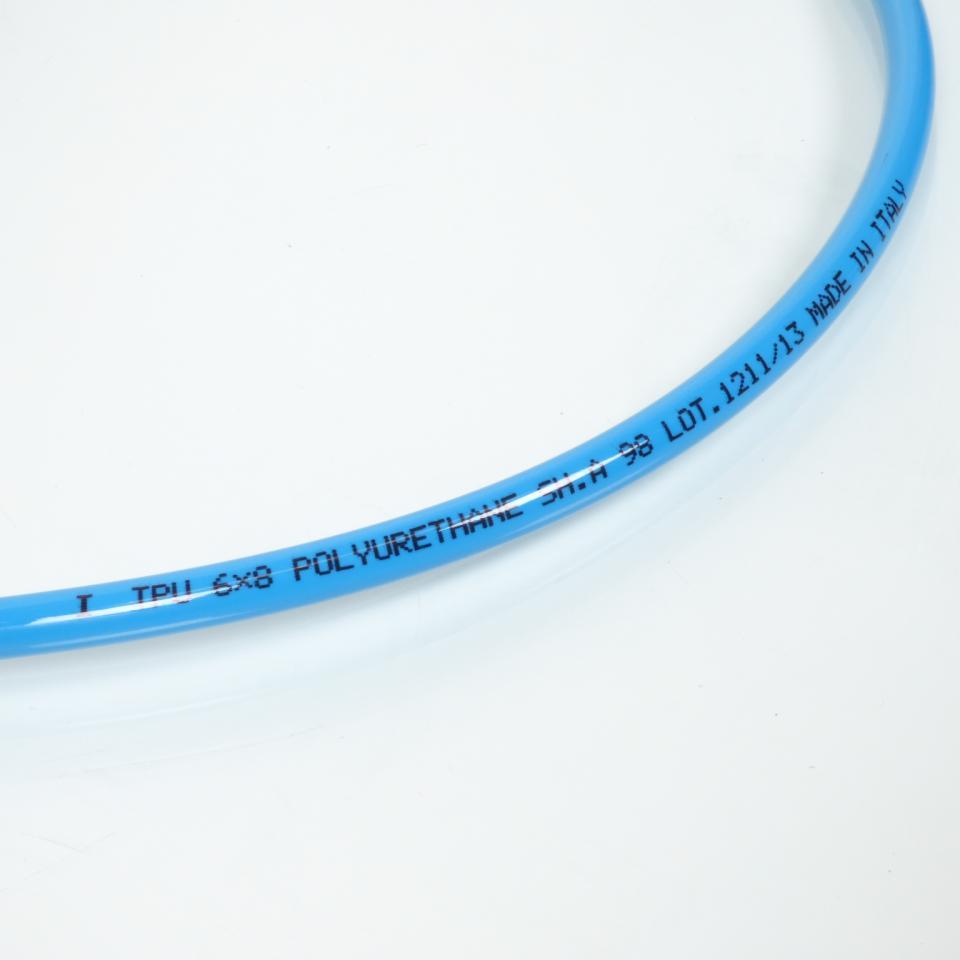 Durite rigide tube TPU polyuréthane SH.A 98 pour air comprimé Ø6x8mm x 1m Neuf