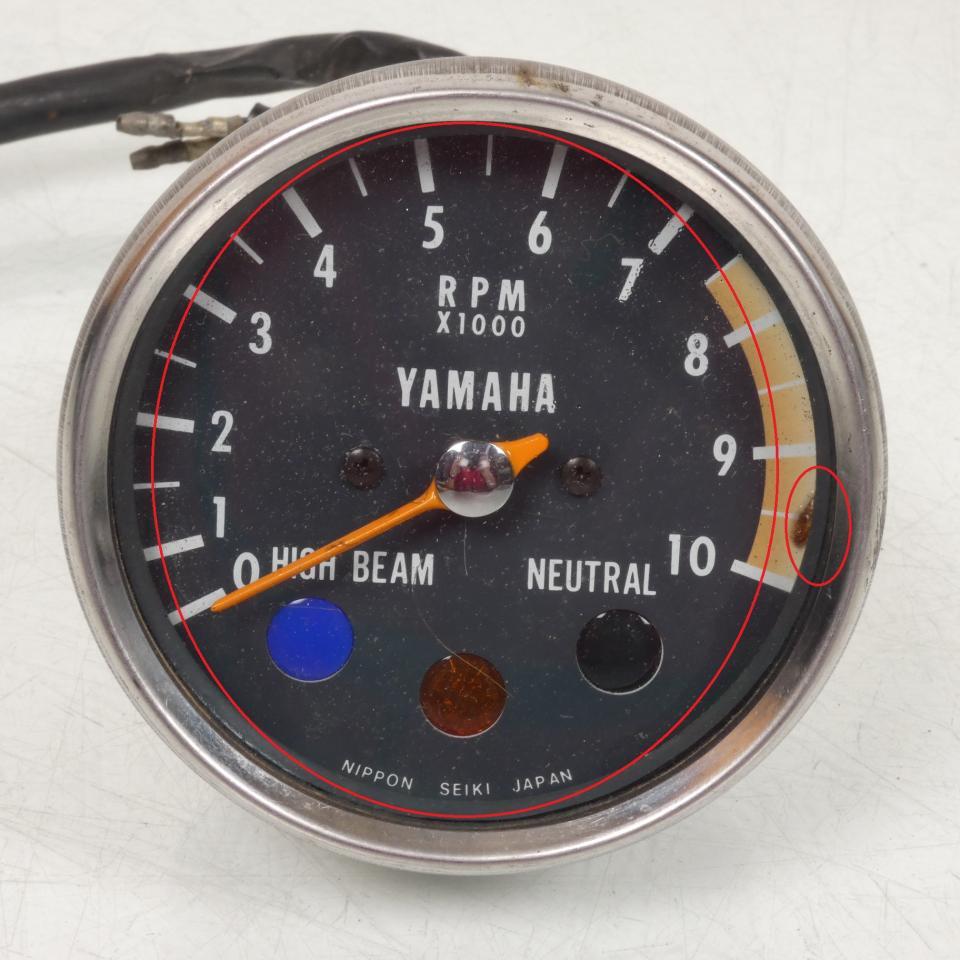 Compte tour origine pour Moto Yamaha 125 AT2 1975 Occasion