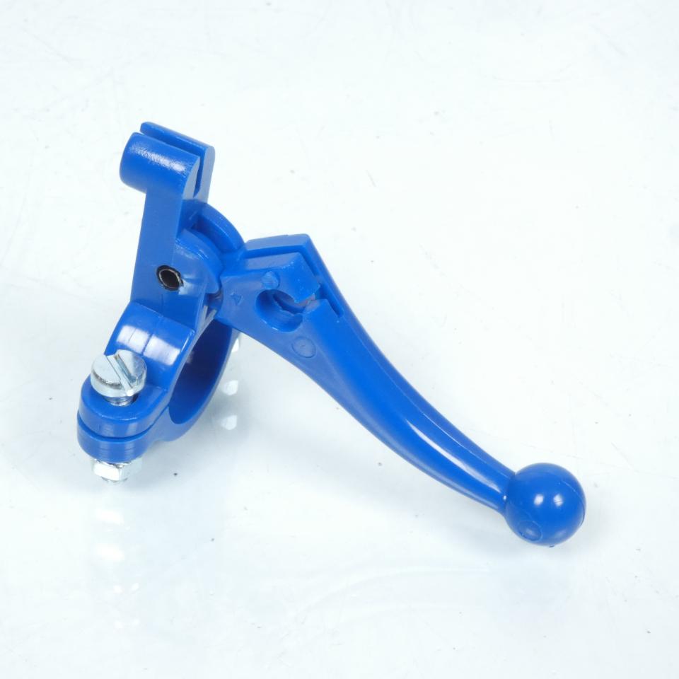Levier de starter ou décompresseur en plastique bleu pour mobylette cyclomoteur